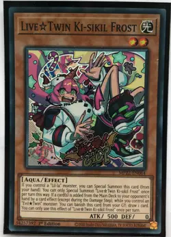 Yu-Gi-Oh! TCG LiveTwin Ki-sikil Frost MP22-EN064 1st Edition Near Mint - Image 1