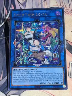 YuGiOh Asian Eng SLF1-AE087 Evil Twin Lil-la Alternative Uncensored Art Secret - Image 1