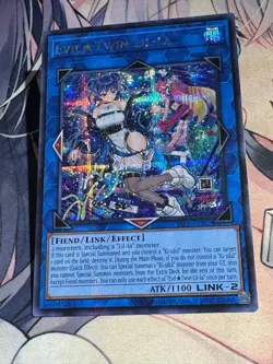 YuGiOh Asian Eng SLF1-AE087 Evil Twin Lil-la Alternative Uncensored Art Secret - Image 3