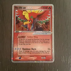 Pokemon TCG Ho-Oh EX Unseen Forces Holo Holo Rare Card 104/115 EX - Image 1