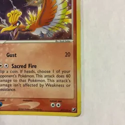 Ho-Oh 27/115 EX Unseen Forces MP Card Pokemon TCG - Image 5