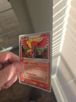 Pokemon TCG Ho-Oh EX Unseen Forces Holo Rare Card 104/115 Heavily Played - Image 3