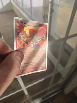 Pokemon TCG Ho-Oh EX Unseen Forces Holo Rare Card 104/115 Heavily Played - Image 4