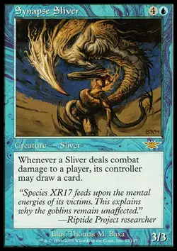 Magic the Gathering MTG Synapse Sliver (53) Legions LP - Image 1