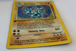 Machamp 1st Edition Holo 8/102 Pokemon card Base Set Heavily Played or better - Image 3