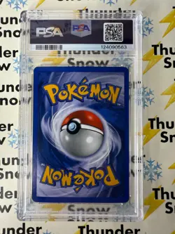 ⚡❄ 2000 Pokemon Black Star #24 Birthday Pikachu Holo PSA 8 - Image 2