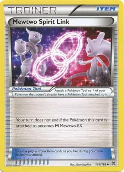 Mewtwo Spirit Link 144/162 Uncommon - Pokemon XY Break Through Card - Image 1