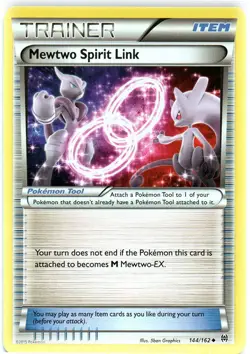 Mewtwo Spirit Link - 144/162 - Uncommon - Lightly Played - Image 1