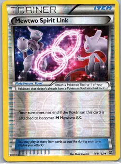 Mewtwo Spirit Link 144/162 BREAKthrough Rev Holo MP - Image 1