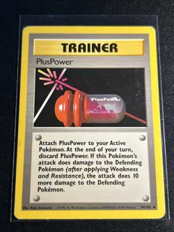 PlusPower 84/102 Base Set - Uncommon Pokemon Card MP - Image 1