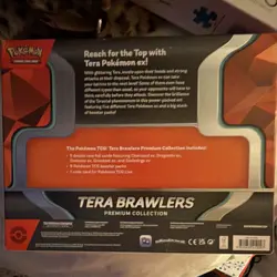 Pokemon TCG Tera Brawlers Premium Collection Box 9 Foil Cards Charizard - Image 2