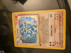 Pokemon TCG - Machamp 8/102 Holo Rare 1st Editon Base Set WOTC Vintage Card - Image 2