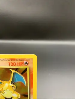 Pokemon TCG Charizard Base Set Holo Unlimited Rare Card LP+ - Image 5