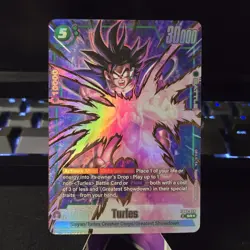 Turles FB08-059 Alternate Art Saiyan's Pride Dragon Ball English Card - Image 1