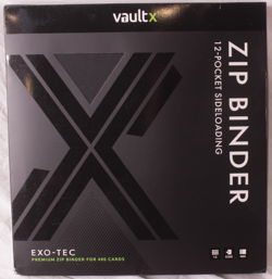 VaultX zip binder 12-pocket sideloading EXO-TEC zip binder for 400 cards - black - Image 1