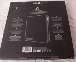 VaultX zip binder 12-pocket sideloading EXO-TEC zip binder for 400 cards - black - Image 3