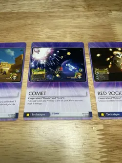 Lot Of (3) KINGDOM HEARTS TCG Disney Trading Cards Comet, Whirli-Goof Red Rocket - Image 3