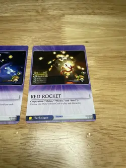 Lot Of (3) KINGDOM HEARTS TCG Disney Trading Cards Comet, Whirli-Goof Red Rocket - Image 4