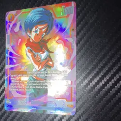 Dragon Ball Super Bulma SR+ Holo Battle Card FB02-130 2021 English - Image 3