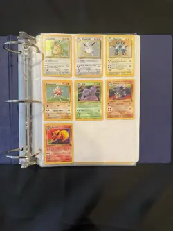 Binder Full Of Base Set Pokemon Cards - Image 1