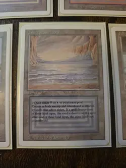 Magic the Gathering Revised Edition Dual Land Underground Sea - Image 2