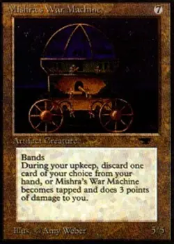 1x Mishra's War Machine Light Play MTG Magic - Kid Icarus - - Image 1