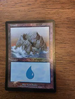 Island (337) Mercadian Masques Foil - Image 1