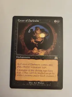 MTG - Cover of Darkness - Onslaught - Regular Rare - Image 3