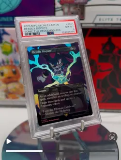 🦔 2025 MTG SECRET LAIR DROP SONIC ADVENTURE-FOIL DEADLY DISPUTE PSA 8 VIDEO🎬👀 - Image 1