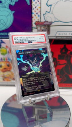 🦔 2025 MTG SECRET LAIR DROP SONIC ADVENTURE-FOIL DEADLY DISPUTE PSA 8 VIDEO🎬👀 - Image 2