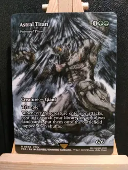 Astral Titan / Primeval Titan - Final Fantasy - Rare - NM (see pics) MTG - Image 1