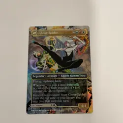 Gwen Stacy (0202) (Borderless) Marvel's Spider-Man Foil MTG NM - Image 2