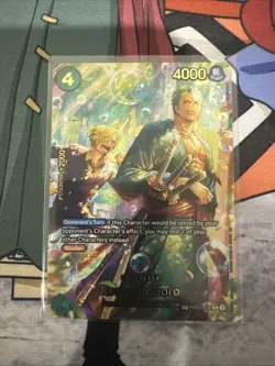 Roronoa Zoro PRB02-006 SP Alternate Art Azure Sea's Seven One Piece Card English - Image 1
