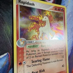Pokemon TCG Rapidash Holo Rare Card 13/112 FireRed LeafGreen 2004 - Image 2