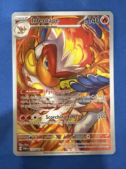 Infernape Illustration Twilight Masquerade Pokemon TCG Card 173/167 NM - Image 1