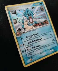 2005 Pokemon EX Deoxys Gyarados, Holo Reverse, Stamped, #8/107, NM. - Image 2