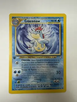 Pokemon Croconaw 31/111 Neo Genesis-1st Edition Spanish print (“Edicion 1”) -LP - Image 2