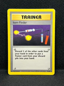 Pokemon Tcg Item Finder 74/102 Base Set Non Holo - Image 1