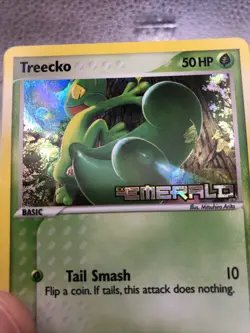 2005 English Pokemon Treecko 70/106 Emerald Reverse Holo - Image 2