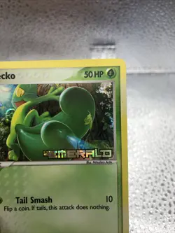 2005 English Pokemon Treecko 70/106 Emerald Reverse Holo - Image 4