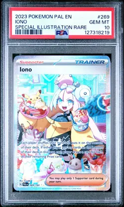 2023 POKEMON PAL EN-PALDEA EVOLVED SPECIAL ILLUSTRATION RARE #269 IONO PSA 10 - Image 1