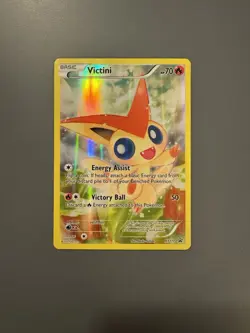 Pokemon Card - Victini - Full Art Holo Promo (XY117) Generations NM - Image 1
