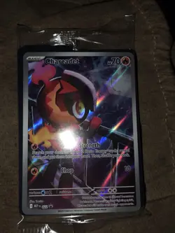 SEALED Charcadet Illustration Rare Promo 022 Pokemon Phantasmal Flames - Image 1