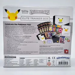 ✨PLASTIC TEAR✨ Pokemon TCG 25th Anniversary Celebrations Elite Trainer Box (ETB) 820650809439 - Image 4