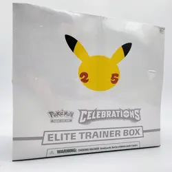✨PLASTIC TEAR✨ Pokemon TCG 25th Anniversary Celebrations Elite Trainer Box (ETB) 820650809439 - Image 1