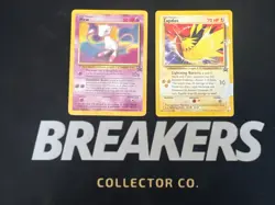 Wizards of the Coast (WotC) Black Star Promo Pokemon Card Lot: Zapdos & Mew - Image 1