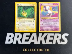Wizards of the Coast (WotC) Black Star Promo Pokemon Card Lot: Pikachu 27 Mew 8 - Image 1