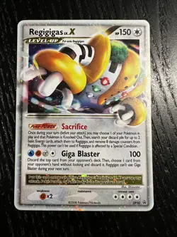 Regigigas Lv. X DP30 Rare Black Star Promo Pokemon Card NEAR MINT NM - Image 1