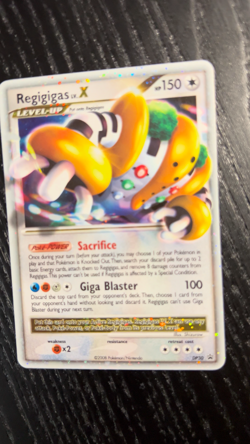 Regigigas Lv. X DP30 Rare Black Star Promo Pokemon Card NEAR MINT NM - Image 2