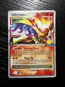 Infernape LV. X DP10 Diamond & Pearl Black Star Promo Rare Holo Pokemon Card - Image 1
